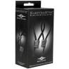 Electrastim - prestige electra loops anillos de pene ajustables negro - 3