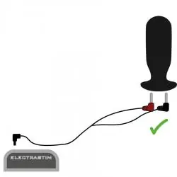 Electrastim - cables de estimulación 90 grados