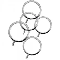 Electrastim - electrarings anillos metálicos para el pene pack 5