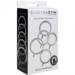 Electrastim - electrarings anillos metálicos para el pene pack 5