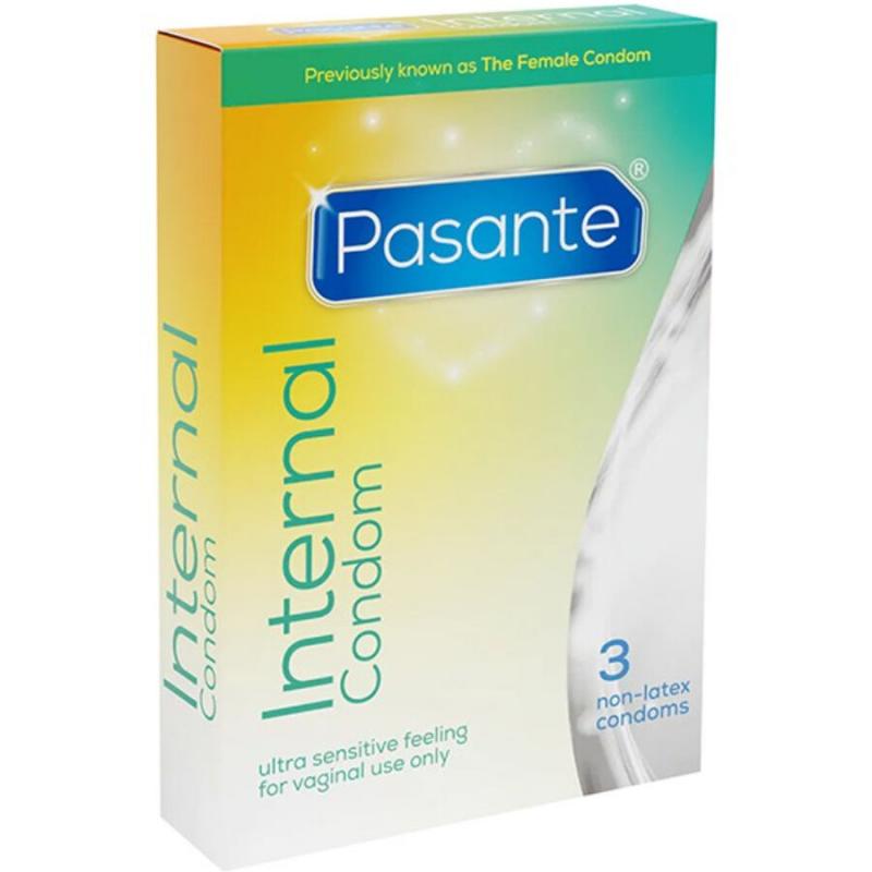 Pasante - internal preservativo sin latex 3 unidades