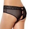 Panties con abertura trasera Queen Lingerie, detalle de la parte trasera con lazo