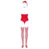 Disfraz navideño Obsessive Kissmas, parte trasera del body sin modelo