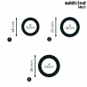 Addicted toys - set de anillos silicona modelo 1 - 4