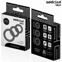 Addicted toys - set de anillos silicona modelo 1