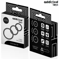 Addicted toys - set de anillos silicona modelo 2