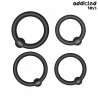 Addicted toys - set anillos silicona de presión - 5