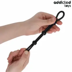 Addicted toys - cuerda silicona para el pene de lazo triple