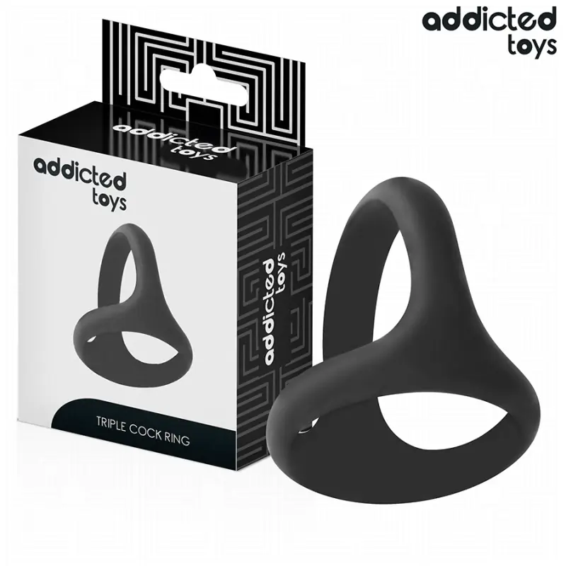 Addicted toys - anillo triple grueso para el pene
