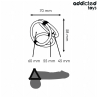 Addicted toys - anillo triple para el pene - 4