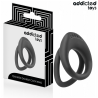 Addicted toys - anillo texturizado doble para el pene - 1