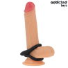 Addicted toys - anillo texturizado doble para el pene - 3