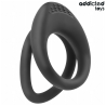 Addicted toys - anillo texturizado doble para el pene - 5