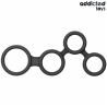 Addicted toys - anillo para el pene con divisores para testículos - 6