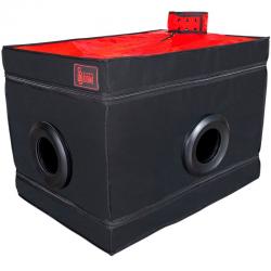 Secret dome - kink club la niche cabina negro & rojo
