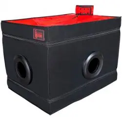 Secret dome - kink club la niche cabina negro & rojo