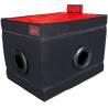 Secret dome - kink club la niche cabina negro & rojo - 1
