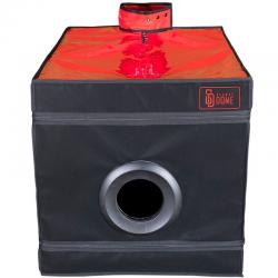 Secret dome - kink club la niche cabina negro & rojo