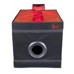 Secret dome - kink club la niche cabina negro & rojo