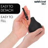 Ducha anal de viaje Addicted Toys talla L, boquilla desmontable de la pera