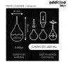 Ducha anal de viaje Addicted Toys talla L, medidas