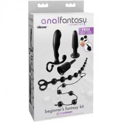 Anal fantasy elite collection - kit fantasia anal para principiantes negro