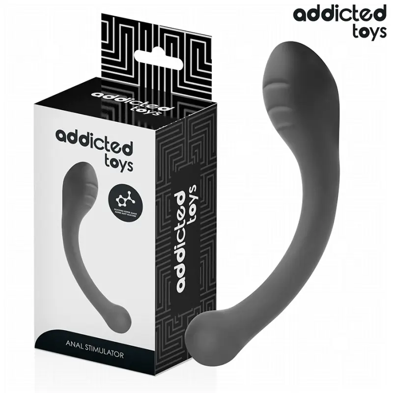 Addicted toys - estimulador anal doble silicona 18 cm Addicted toys - estimulador anal doble silicona 18 cm