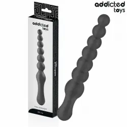 Addicted toys - masajeador anal doble silicona 24 cm