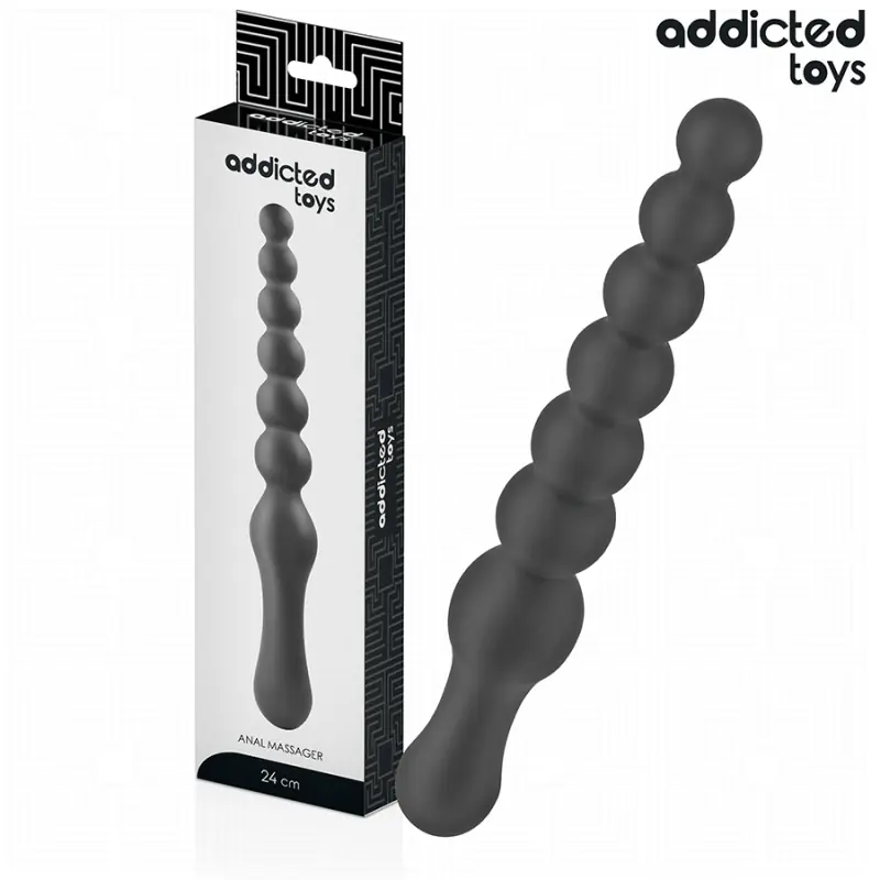 Addicted toys - masajeador anal doble silicona 24 cm Addicted toys - masajeador anal doble silicona 24 cm
