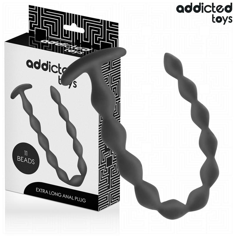 Addicted toys - rosario anal 27 cm extra largo silicona Addicted toys - rosario anal 27 cm extra largo silicona