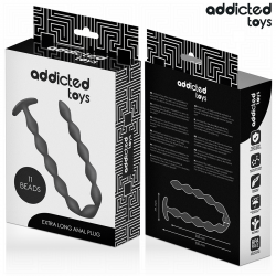 Addicted toys - rosario anal 27 cm extra largo silicona