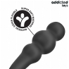 Addicted Toys modelo 1, detalle del plug de bolas y material de silicona suave