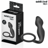 Addicted Toys plug anal con anillo modelo 2, junto a su caja