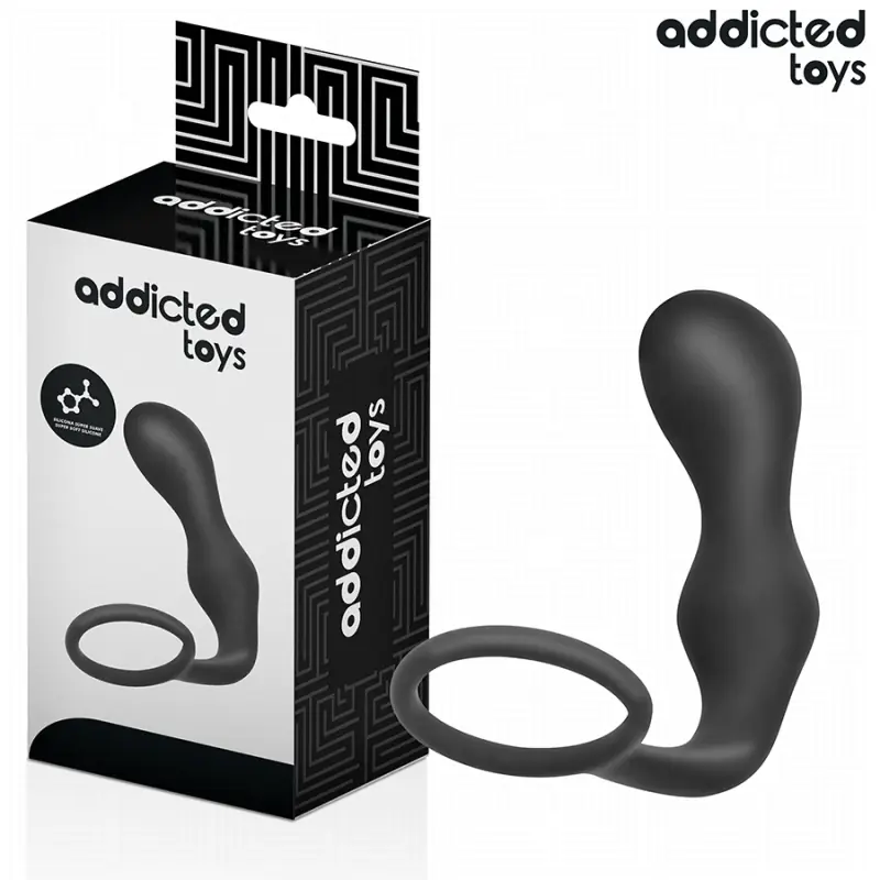 Addicted toys - plug anal con anillo silicona modelo 3