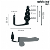 Addicted toys - plug anal con anillo silicona modelo 5 - 4