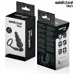 Addicted toys - plug anal con anillo silicona modelo 5