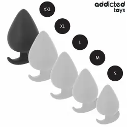 Addicted toys - plug anal silicona talla xxl 11 cm