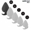 Addicted toys - plug anal silicona talla xxl 11 cm - 5