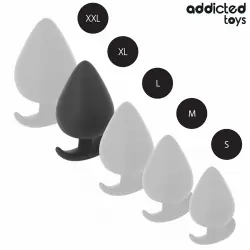 Addicted toys - plug anal silicona talla xl 9.5 cm