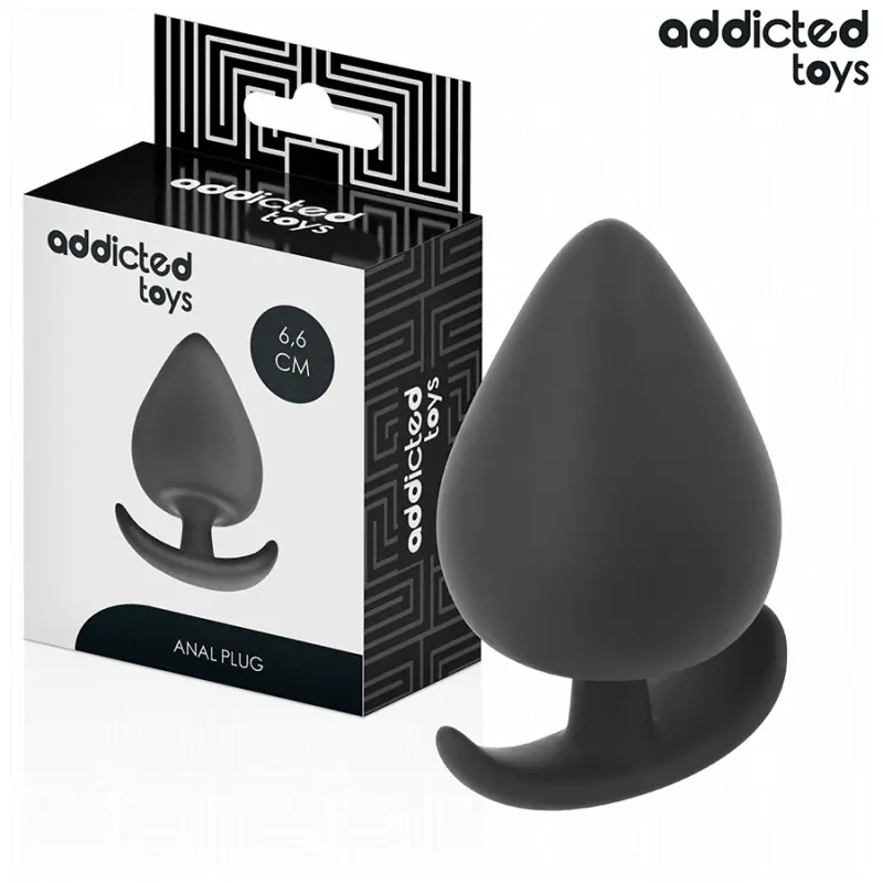 Addicted toys - plug anal silicona talla m 6,6 cm