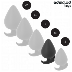 Addicted toys - plug anal silicona talla m 6,6 cm - - 5