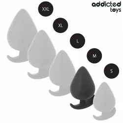 Addicted toys - plug anal silicona talla m 6,6 cm