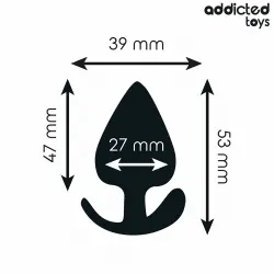 Addicted toys - plug anal silicona talla s 5,3 cm Addicted toys - plug anal silicona talla s 5,3 cm
