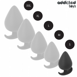 Addicted toys - plug anal silicona talla s 5,3 cm - - 5