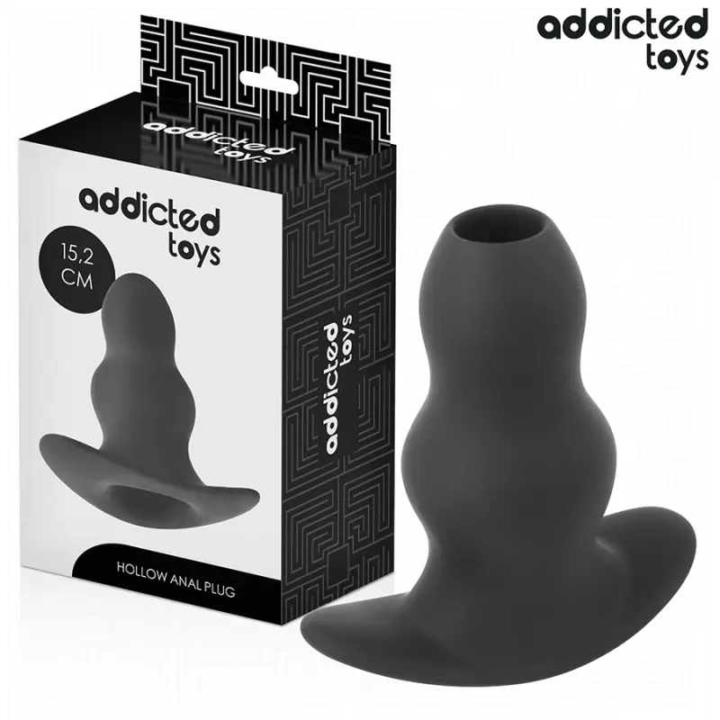 Addicted toys - plug anal hueco silicona talla xxl 15,2 cm Addicted toys - plug anal hueco silicona talla xxl 15,2 cm
