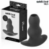 Addicted toys - plug anal hueco silicona talla xl 13,9 cm - 1