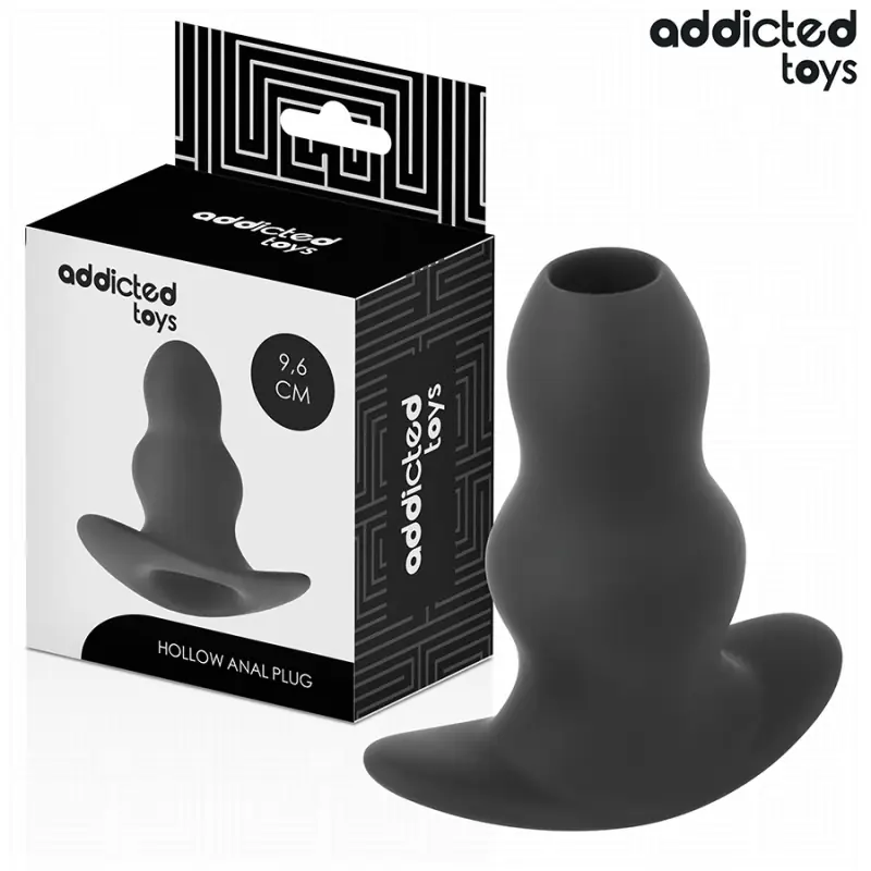 Addicted toys - plug anal hueco silicona talla m 9,6 cm Addicted toys - plug anal hueco silicona talla m 9,6 cm