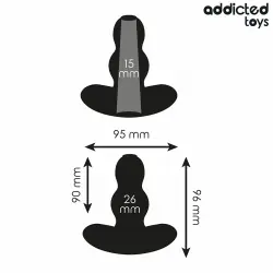Addicted toys - plug anal hueco silicona talla m 9,6 cm Addicted toys - plug anal hueco silicona talla m 9,6 cm