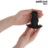 Addicted toys - plug anal hueco silicona talla m 9,6 cm - 6