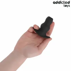 Addicted toys - plug anal hueco silicona talla s 7,3 cm